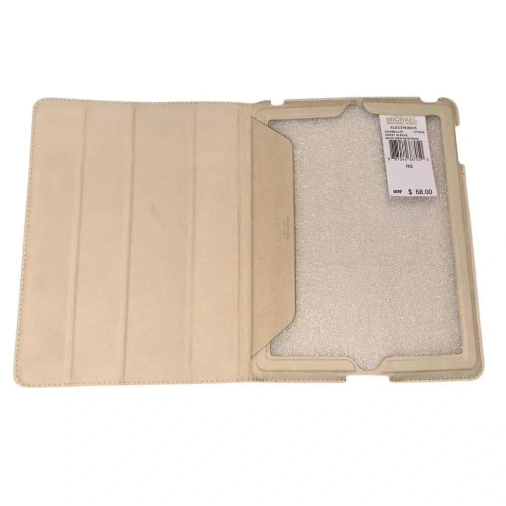 Michael Kors Vibrant Yellow Neoprene Tablet Sleeve